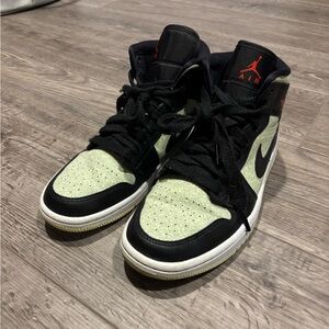 Nike Air Jordan Mids- Black & Green